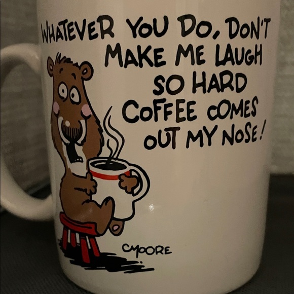 Hallmark White Mug with Humorous Cartoon Design - Picture 2 of 5